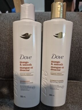 Dove Mango & Smooth Shampoo and Conditioner. Damage Therapt. 355ml X 2